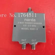 [Белла] два Narda делитель мощности 4322-2 0.5-2.5 ГГц SMA