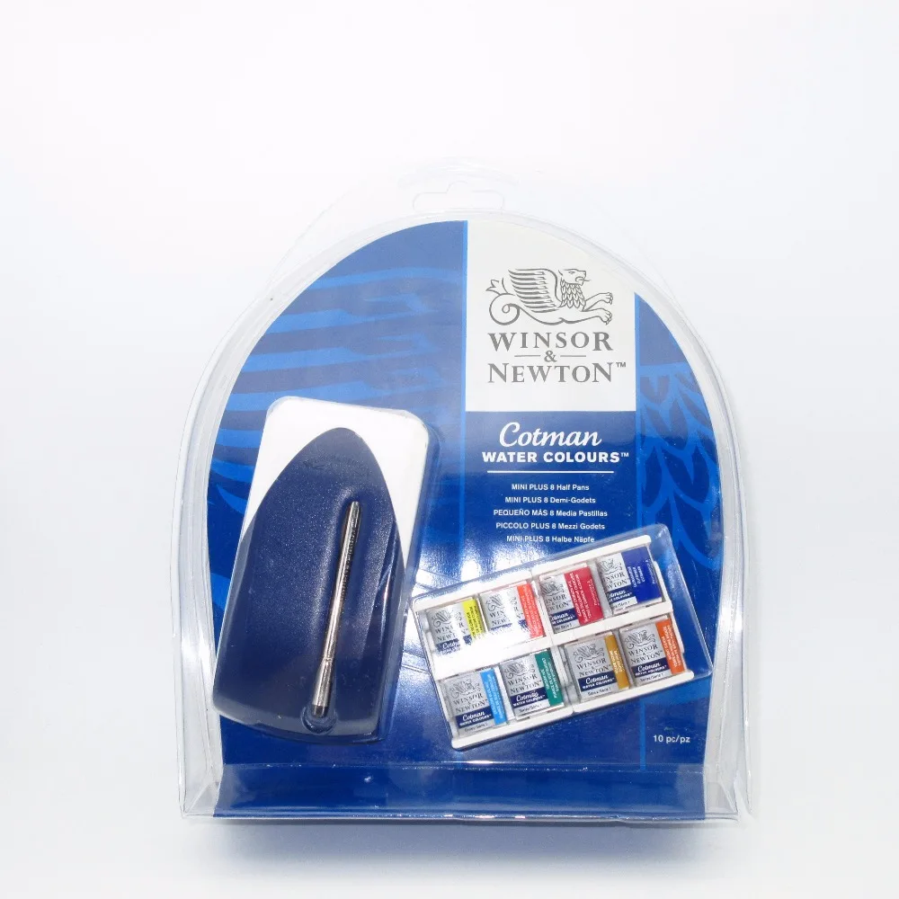 Акварельные краски Winsor & Newton Cotman Mini Plus 8 полукраски|Акварель| |