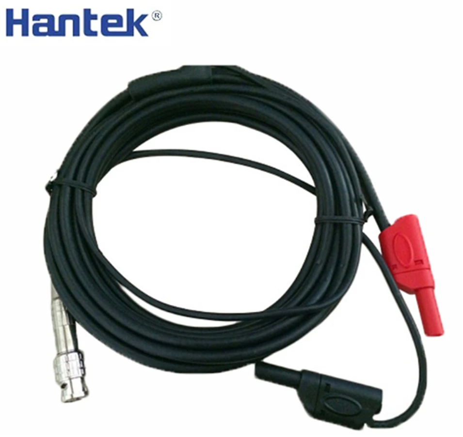 Тестовые провода Hantek HT30A 3 м испытательный провод BNC к банановому адаптеру Прямая