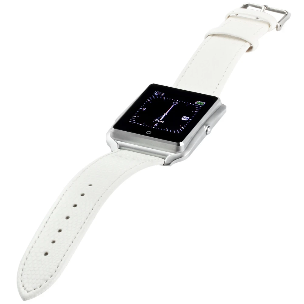Bluboo U Смарт часы MTK2501 Bluetooth 4.0 SmartWatch 1.44 дюймов TFT шагомер музыкальный плеер для IOS