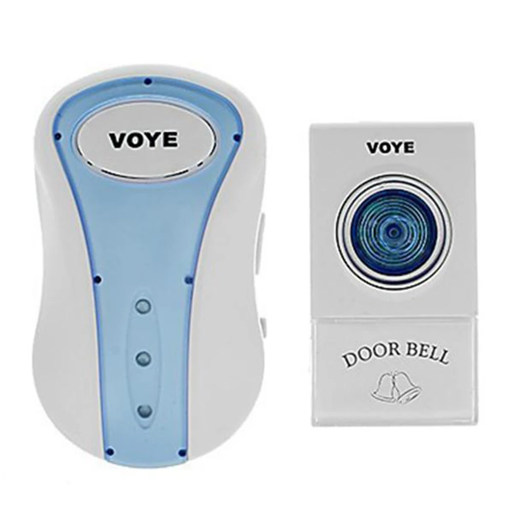 

Wireless Remote Control Digital Doorbell Wall Charger Door Ring Chime with Led Indicator AC110-220V 38 Tune