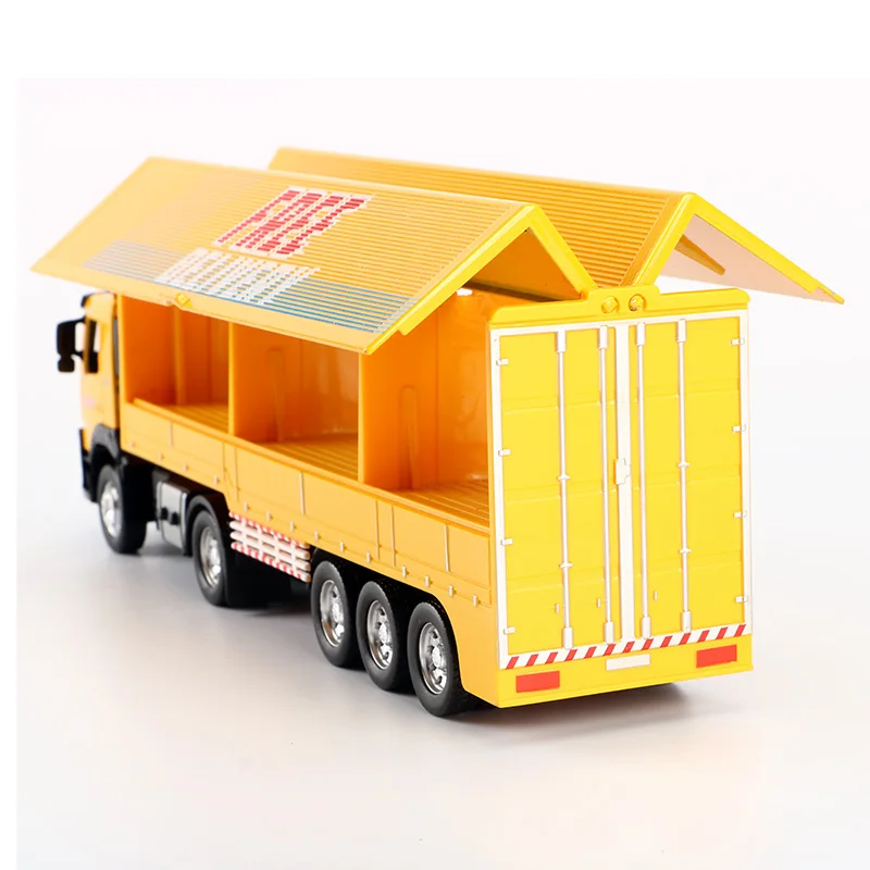 

Zinc alloy gliding Container truck trailer Alloy Container Transport Vehicle Model of Toy Alloy Engineering Vehicle