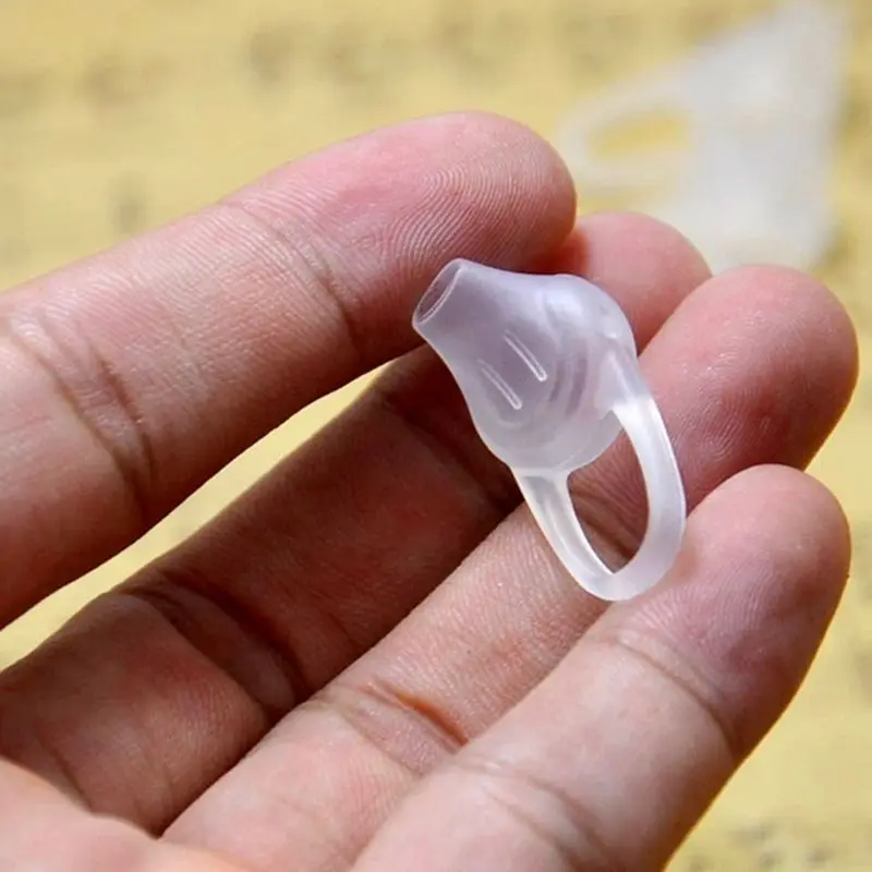 10PCS Clear Replacement Ear Pads Eartips Silicone Earbuds