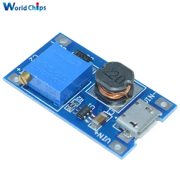

10Pcs/Lot DC DC Step Up Power Supply Booster MT3608 For Replace XL6009 Micro USB 2A Adjustable 2-24V To 28V Step-up Module