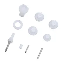 T-power Plastic Servo Gear Set RC Helicopter Parts Accessories for XK K130 RC Helicopter RC Drone White T-power Plastic Servo Gear Set RC Helicopter Parts Accessories for XK K130 RC Helicopter RC Drone White