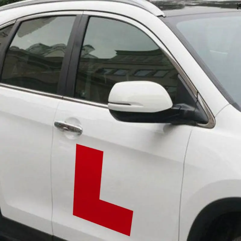 2pcs Learner Sticker L Plate Stickers Legal Learner Driver Sticker
