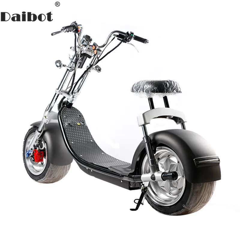 

Electric Scooter Citycoco Two Wheels Electric Scooters Big Wheels 60V 1000W Harley Electric Scooter With Seat