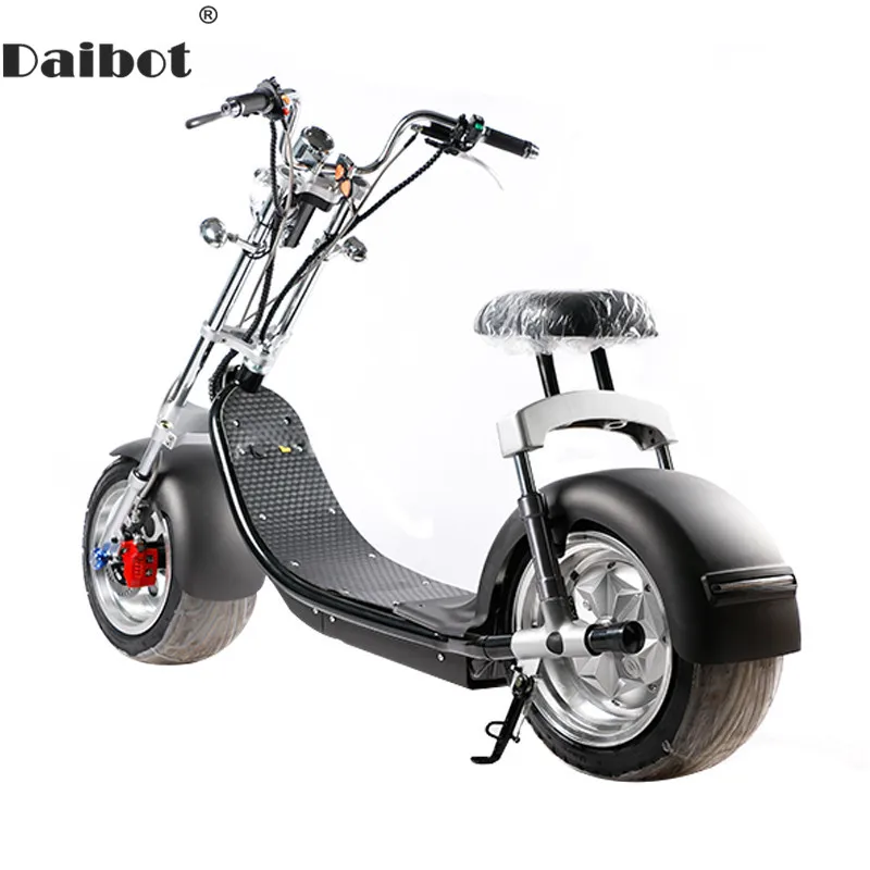 Electric Scooter Citycoco Two Wheels Electric Scooters Big Wheels 60V 1000W Harley Electric Scooter With Seat