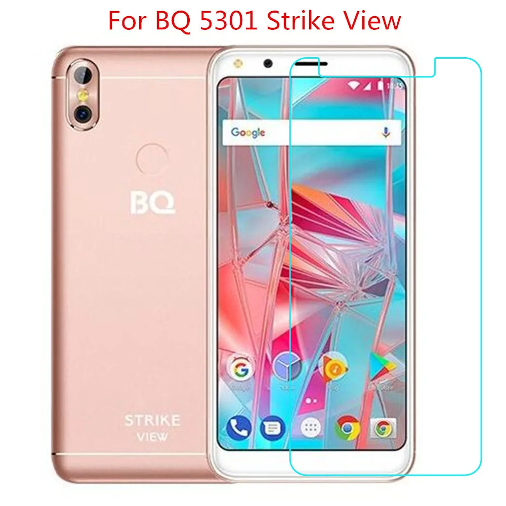 2.5D 9H стекло для BQ 5301 Strike View защита экрана закаленное защитная пленка против