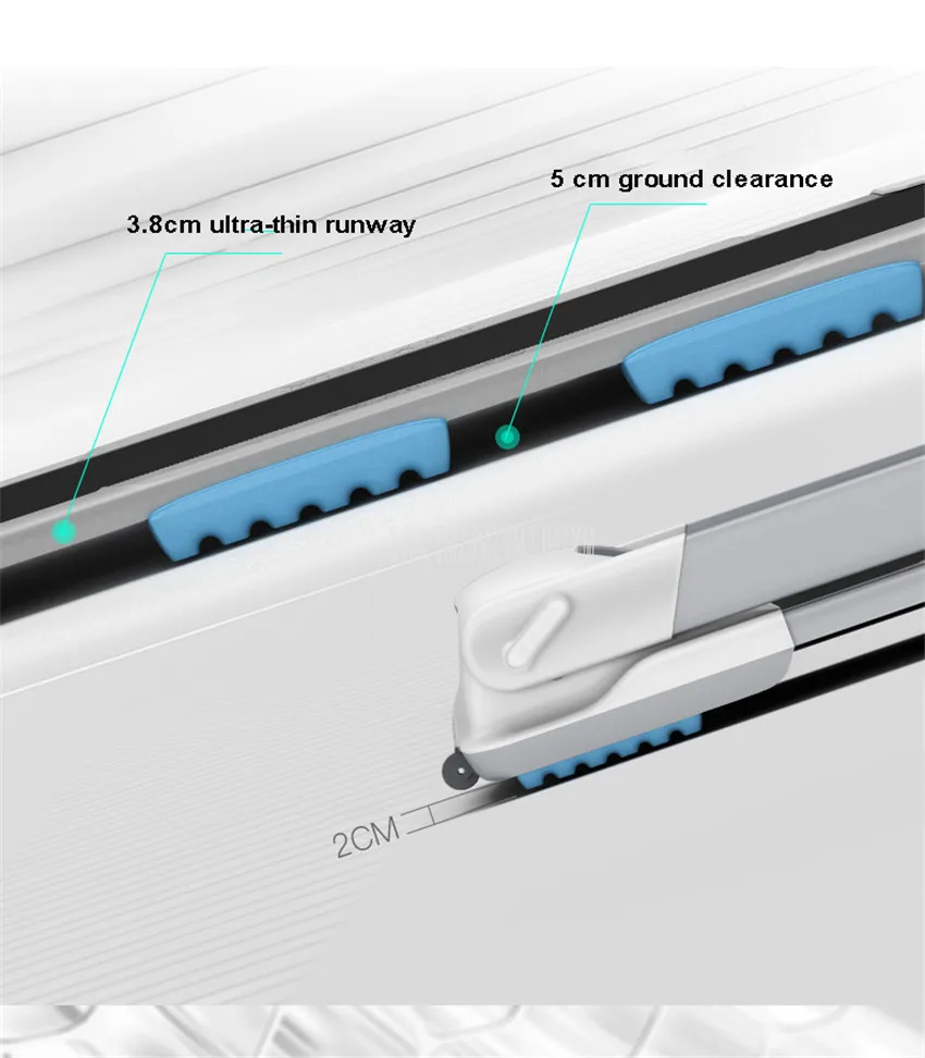 Q2 780W LED Display Intelligent Foldable Mini Treadmill Ultra-silent 43*110cm Running Belt Household Fitness Training Equipment