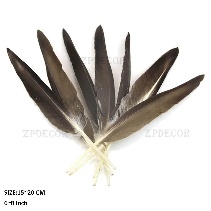 

50 pieces 6~8 Inch 15~20 CM Duck feather sword plume diy decoration
