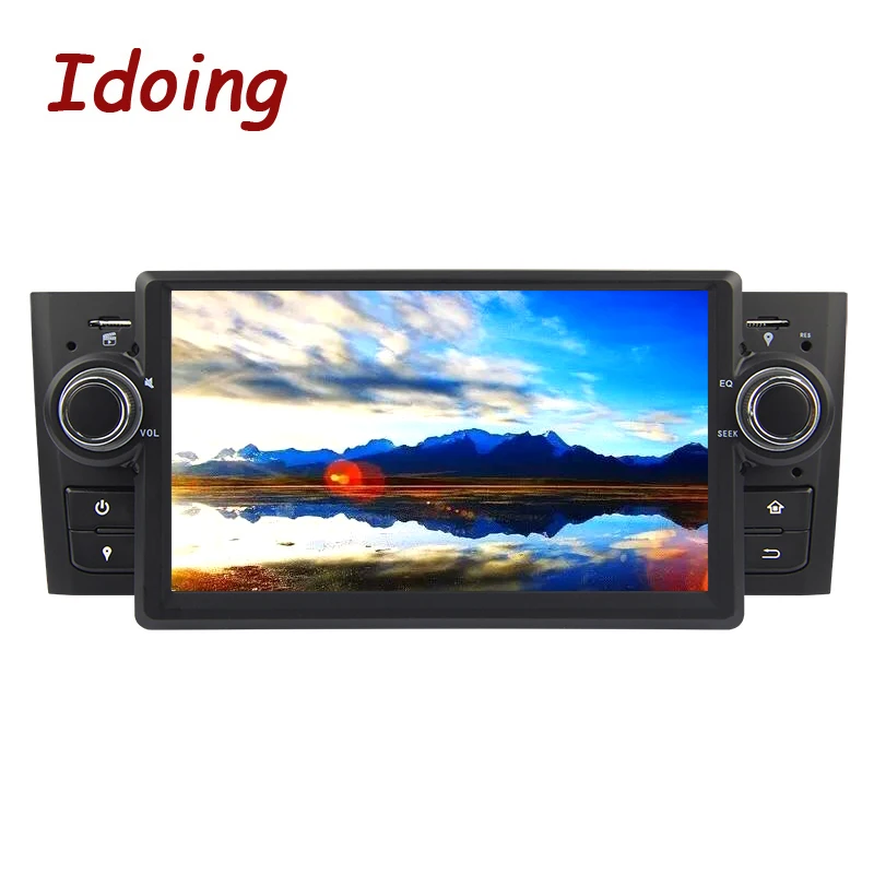 Best Idoing Steering-Wheel 7"1Din Android 9.0 Car Video GPS Player For Fiat Linea Multimedia GPS Navigation 4G+32G Touch Screen AUX 1