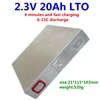 LTO 2.4V 20AH Lithium titanate batterie 6C 120A décharge pour bricolage 12v 36V 48V bus EV système de stockage d'énergie voiture étoile bateau EV ► Photo 1/4