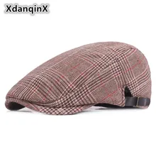 Мужская зимняя шапка, повседневная, модная, Ретро стиль, хлопок, береты, для спорта на открытом воздухе, язык, кепка, мужская, кость, папа, кепка, дальнобойщик, кепка s для молодых людей