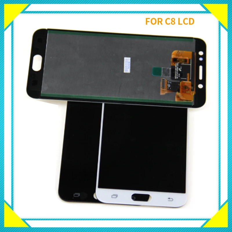 

100% Tested LCD Replacement Display For Samsung C8 C7100 C7 2017 C710F C710 Touch Screen Digitizer Assembly
