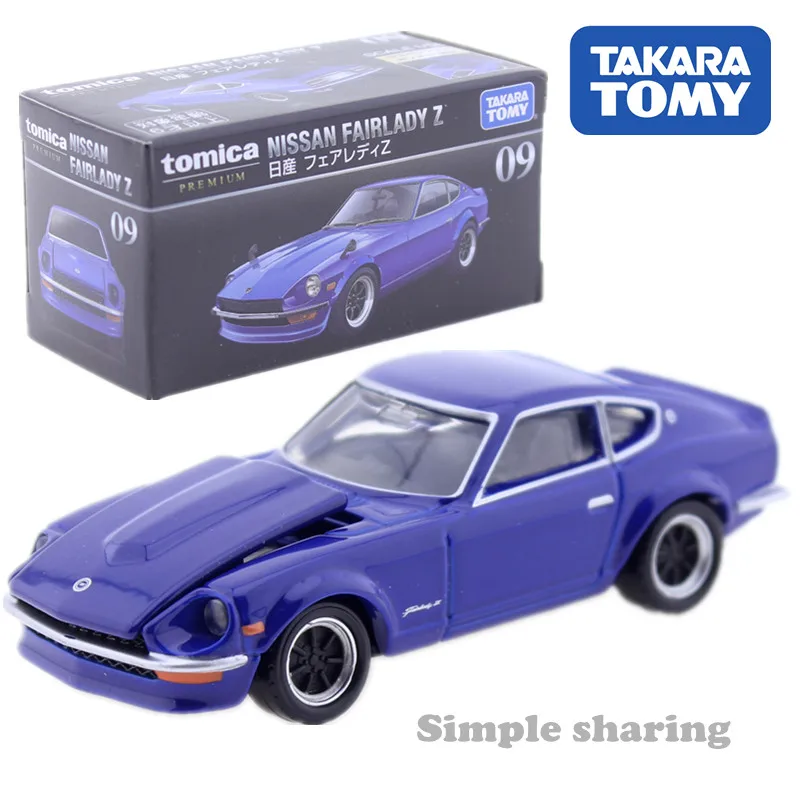 Tomica Premium#09 NISSAN Fairlady Z Scale 1/58 Takara Tomy металлическая литая Игрушечная модель автомобиля игрушки для детей коллекционные Новые