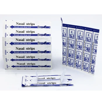 

50pcs/lot (66x19mm) nasal strips for better sleep, better breath and relief nasal congestion nasal patch