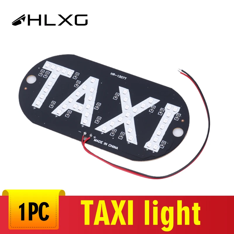 

1PCS Taxi Light Led Lamp Car Windscreen Cab indicator Lamp Sign Blue LED Windshield 12V Led License Plate For KIA/Lada/Hyundai