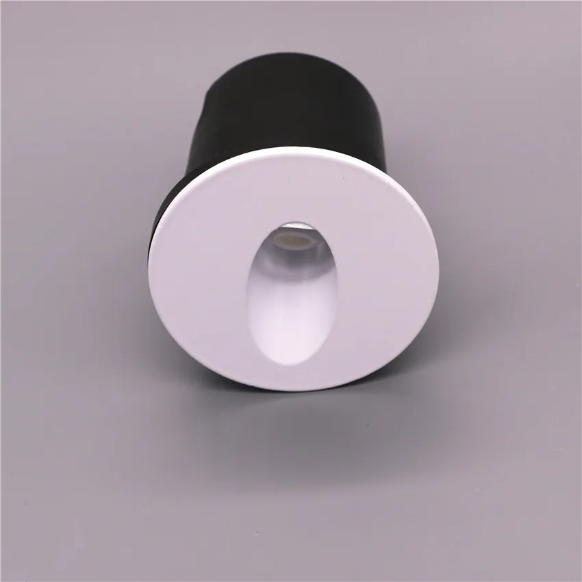Светодиодный светильник для лестницы, алюминиевый круглый настенный светильник, 3 Вт, Встраиваемый светодиодный светильник, настенный угловой светильник, AC85-265V настенный светильник BL08X