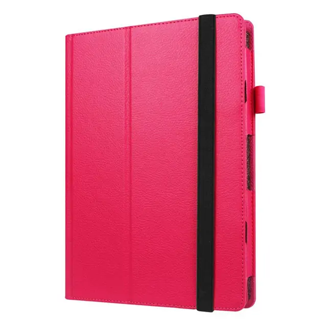 IBuyiWin Магнитный чехол-подставка из искусственной кожи для lenovo MiiX310 MiiX210 10," планшет Funda чехол+ Бесплатный OTG+ сенсорная ручка - Цвет: rose red