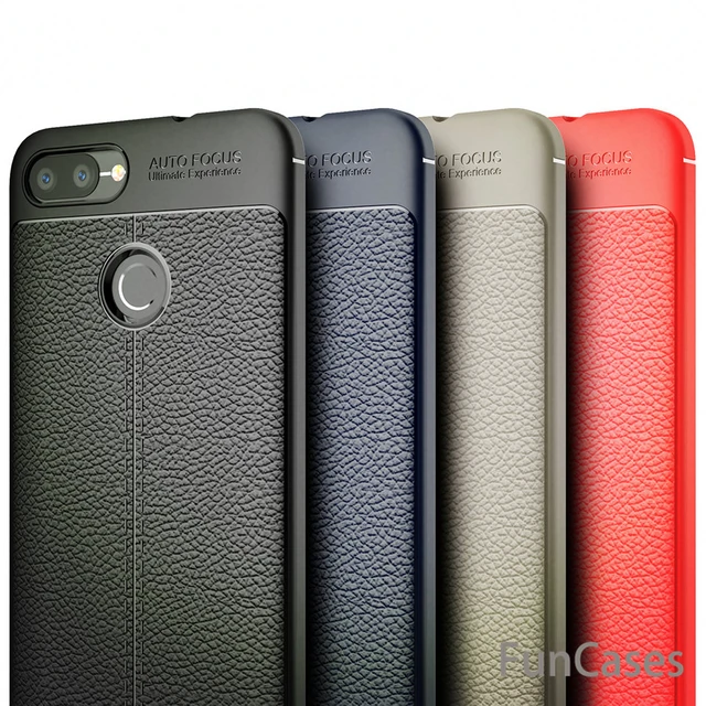 US $6.88 Phone Case For Asus ZenFone Max Plus M1 Case TPU Silicone Imitation Leather Cover For ASUS ZenFone