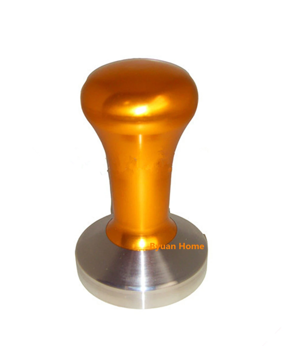 Gold 1pc New high quality stainless steel coffee powder tamper 58