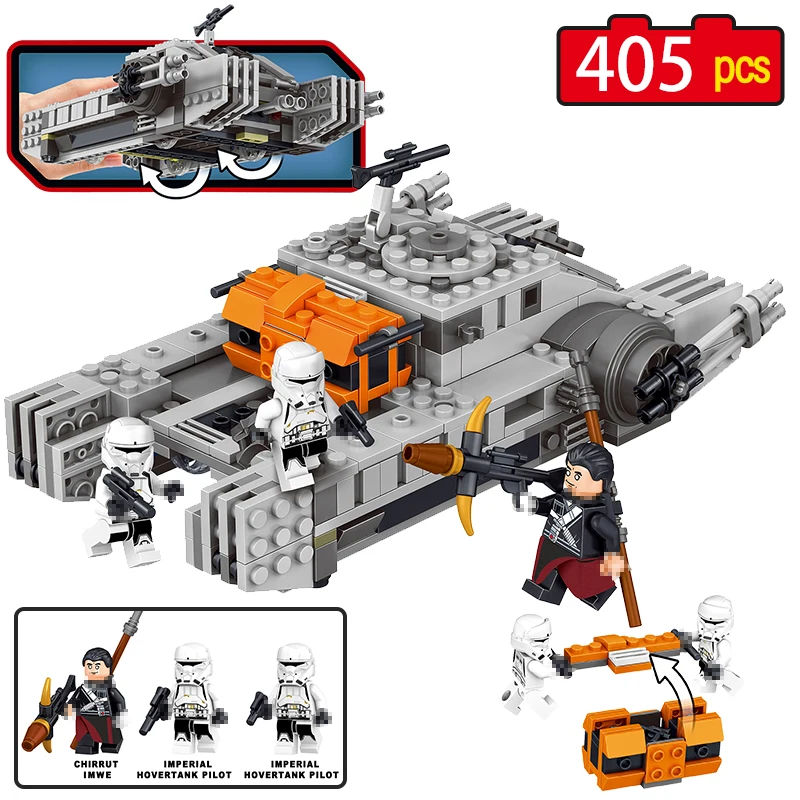 

405PCS New STARS WARS Alpha Team Chariot Compatible LEGOING Alpha Team Building Blocks Bircks Action Figures Toys for Children