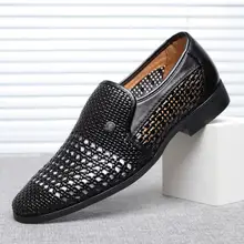 Новинка; итальянские классические мужские оксфорды-гладиаторы; сандалии из натуральной кожи; дышащие мужские мокасины на плоской подошве; свадебные модельные туфли; sandalias