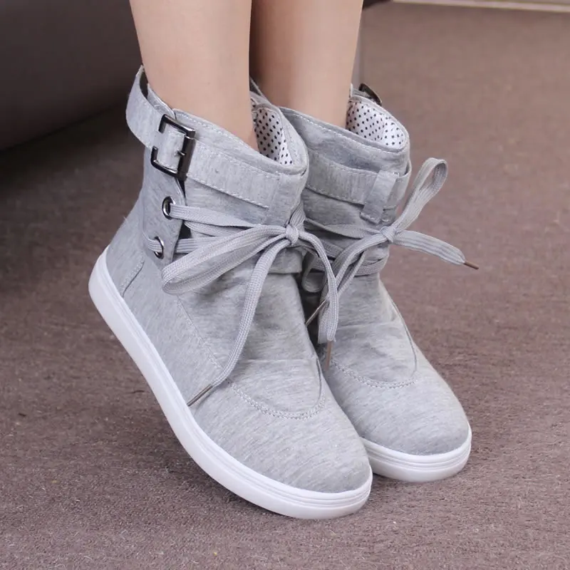 canvas booties