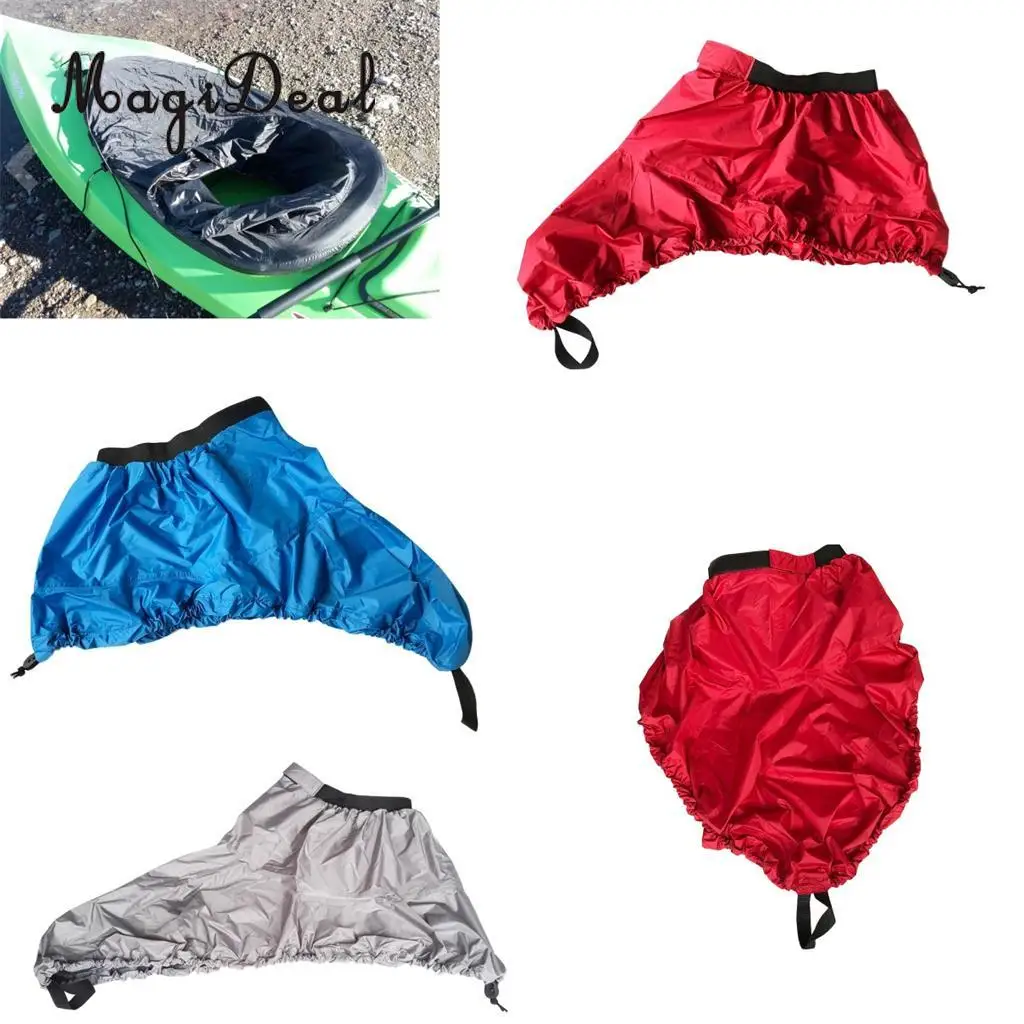 MagiDeal Universal 1Pc Adjustable Kayak Canoe Boat Cockpit Spray Skirt Deck Cover for Dinghy Rowing Diver Drifting Water Sports