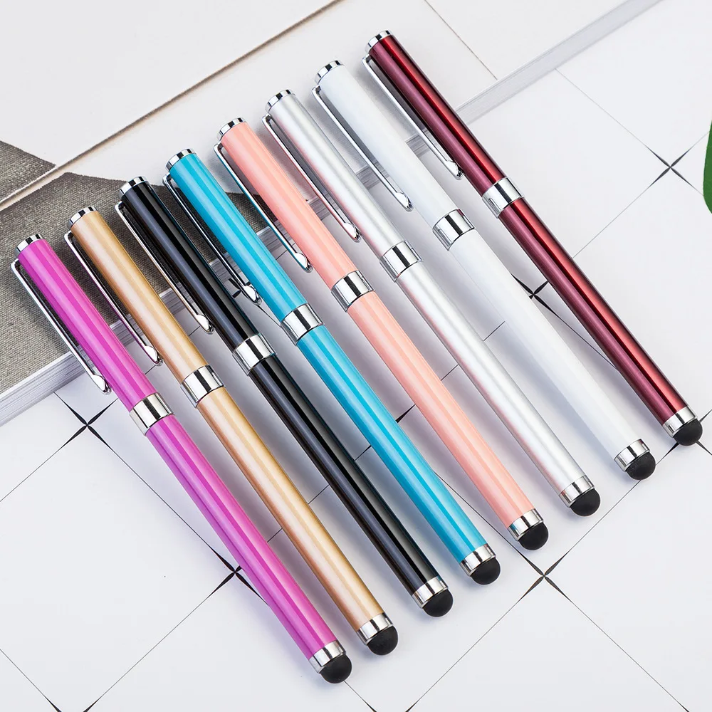 Gift Pen Customized Logo Pen Advertising Ballpoint Pen 0.5mm Touch Pens for Souvenirs Company Bussiness Office School Stationery