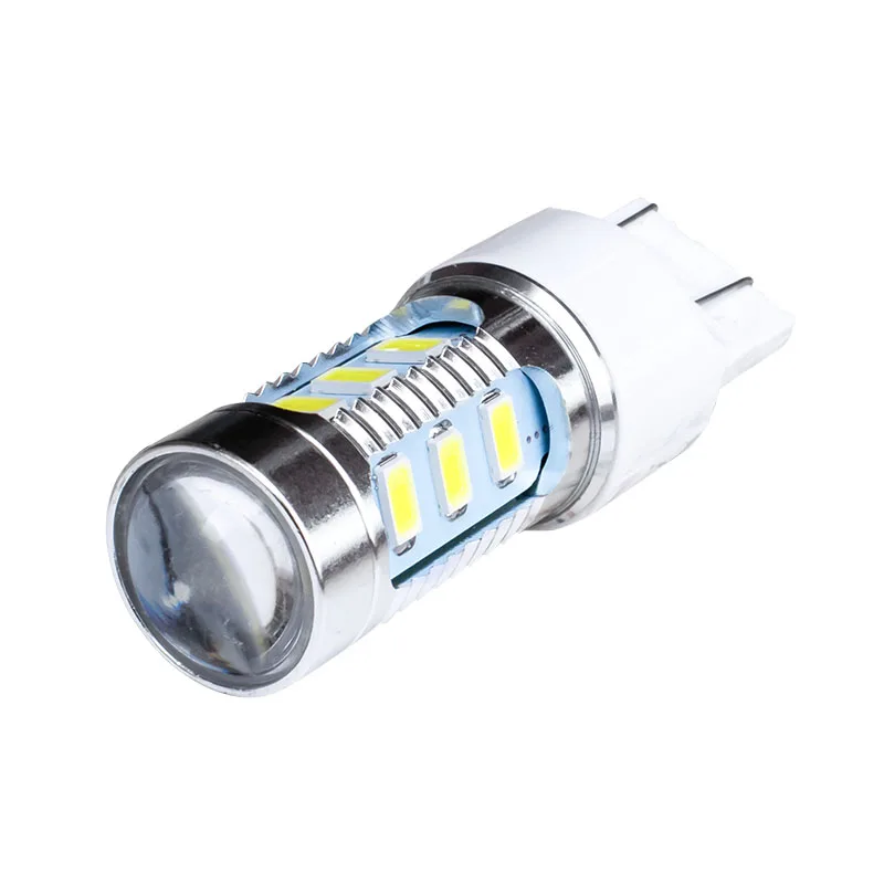 2 шт. Автомобильные светодиодные лампы T20 7443 7515 W21/5 W 15 SMD 5630 5730 21/5 Вт|12v car led lamp|car