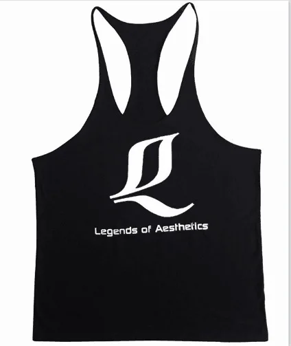

2018 gym Man Running Vests solid colors Sleeveless T-Shirts Top Male summer Quick Dry Athletic Fit Outdoor Sports