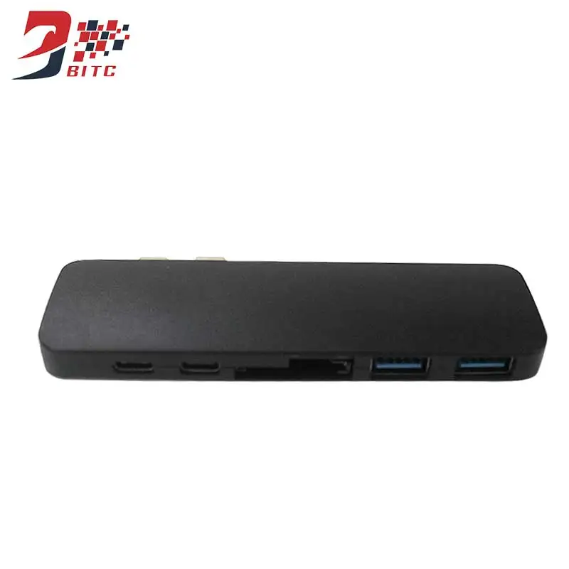 SZBITC USB C Hub to HDMI With 2 USB 3.0 SD/TF Card Reader Type-C Hub Charging Thunderbolt Data Transfer For Macbook Pro