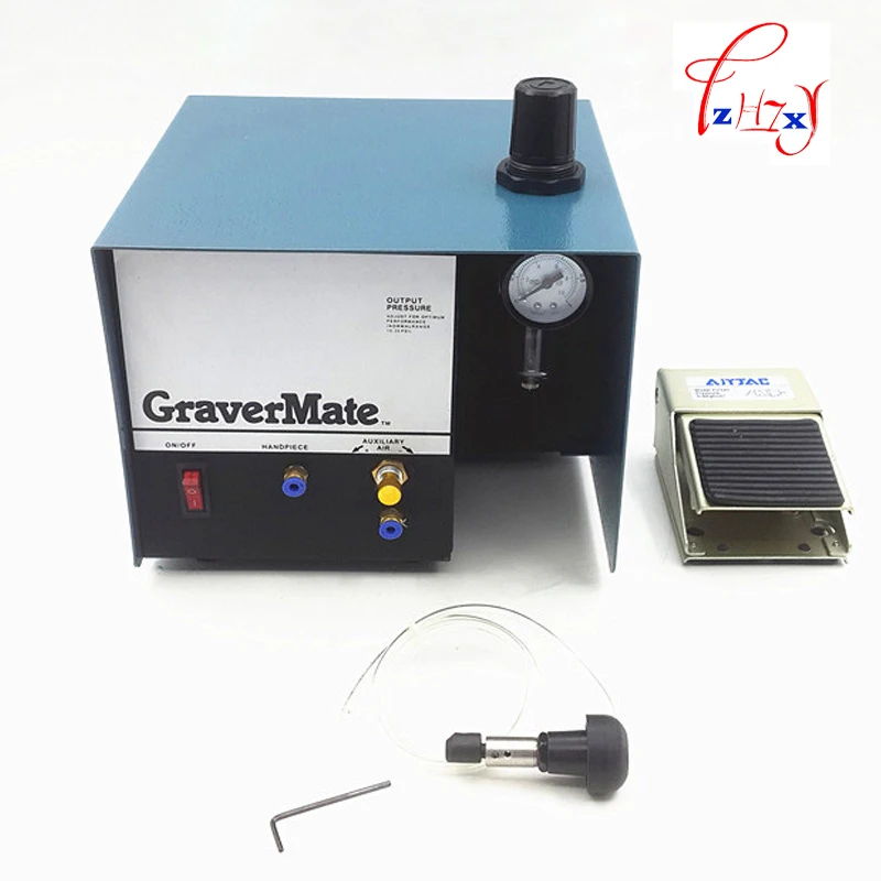 Miniature Pneumatic Jewelry Engraving Machine Single Ended Graver mate