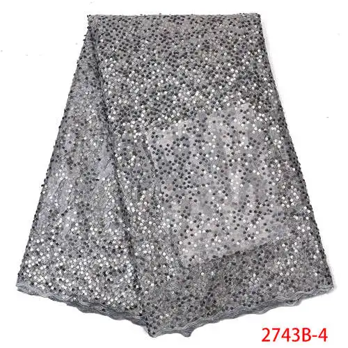 Nigeria lace fabric high quality lace swiss cotton lace african cotton lace for women dresses KS2745B-4 - Цвет: Picture 4