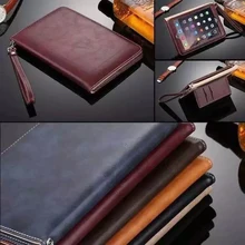 Luxury Leather Case for Apple iPad MiNi 1 2 3 Hand Holder Strap Business Book Case Cover For ipad MiNi 4 Smart Protective Cover цена Luxury Leather Case for Apple iPad MiNi 1 2 3 Hand Holder Strap Business Book Case Cover For ipad MiNi 4 Smart Protective Cover цены онлайн