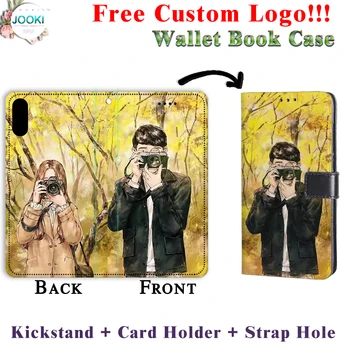 

LG Q8 Book case DIY Custom Cover for case LG Q8 Flip Phone Cases Q8 Wallet Pouch Print gift customized