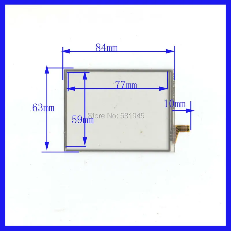 

ZhiYuSun New 3.5 inch TOUCH Screen panels 84mm*63mm for GPS or commercial use post used PDA 84*63