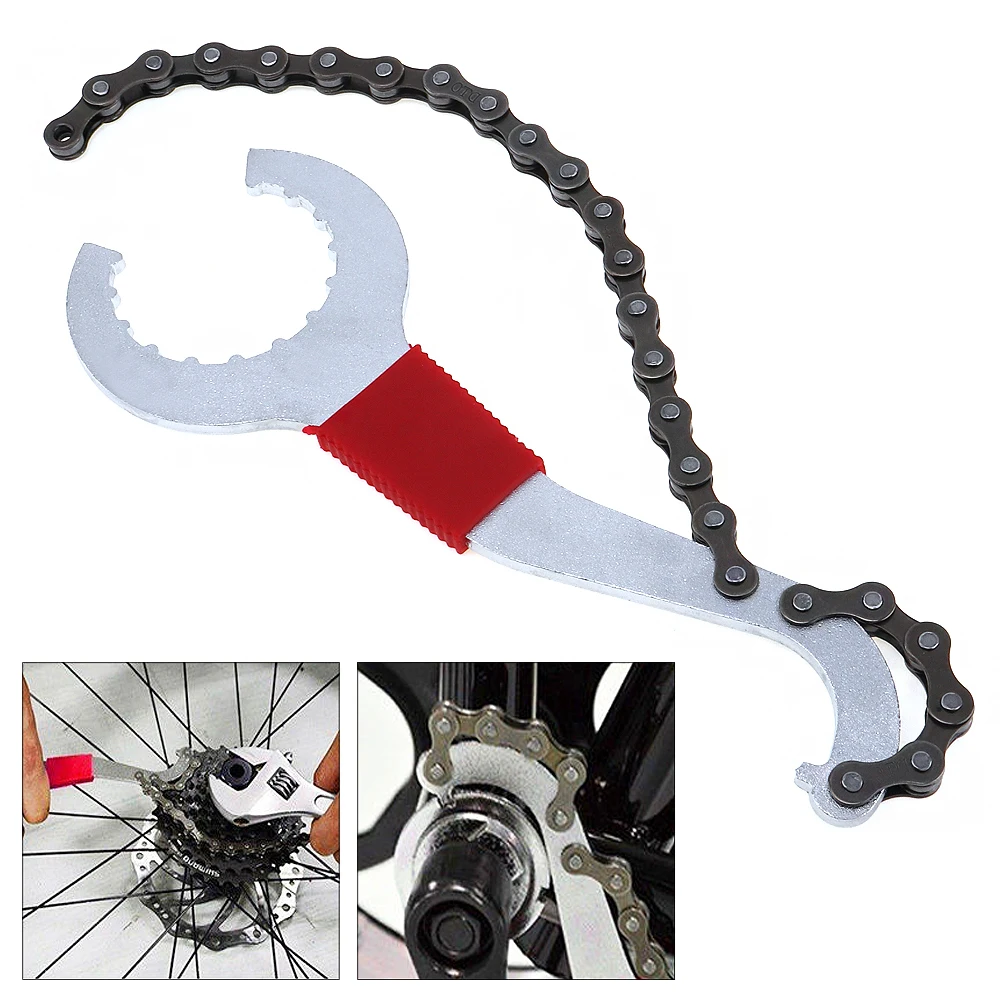 

Multifunction Utility Tools Bike Chain Whip Bottom Bracket Bicycle Repair Tools Freewheel Wrench Bicycle Accessories