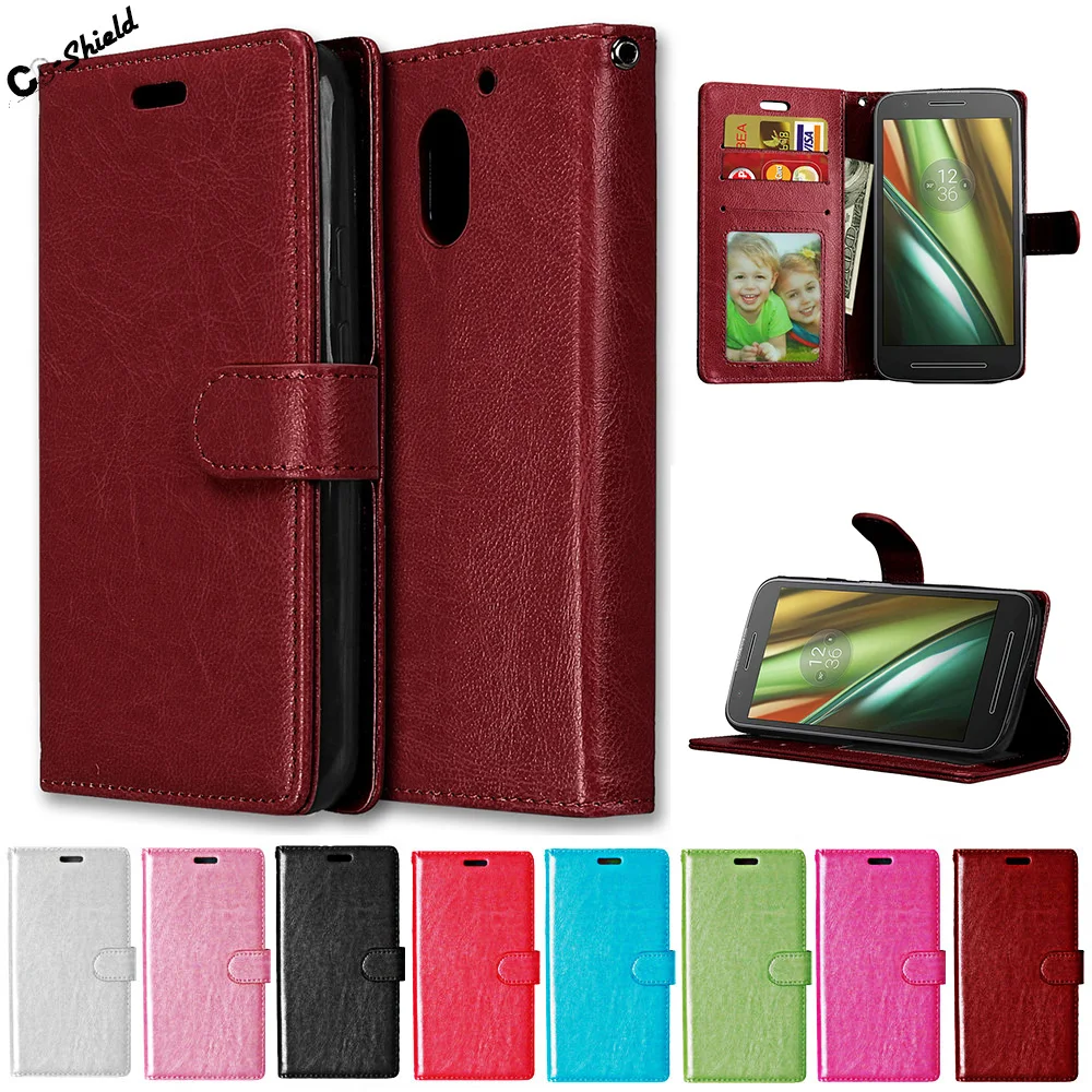 Flip Case for Motorola Moto E3 XT1700 Dual SIM Case Phone Leather Cover