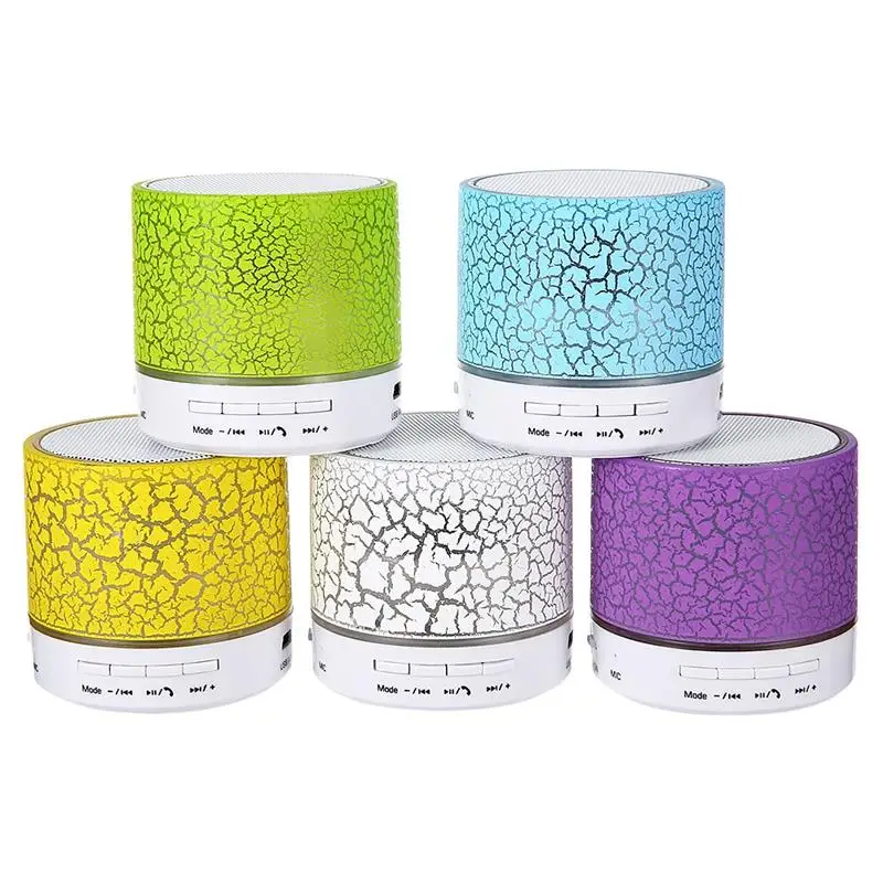LED Bluetooth Speaker Wireless Speakers Hands free Subwoofer Loudspeakers Musical Audio For Phone With Mic TF USB FM