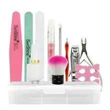 Лак для ногтей набор для ухода за лаком основы ожерелье питание масло отделка Маникюр 12 шт