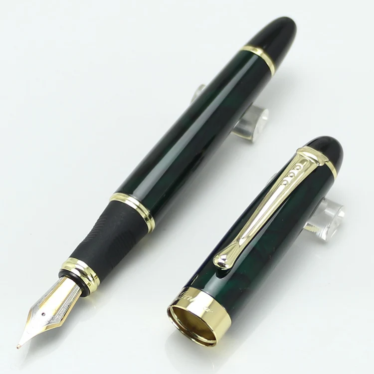 JINHAO X450 Высококачественная перьевая ручка Iraurita полностью Металлическая золотая ручка с зажимом роскошные ручки Caneta канцелярские принадлежности для офиса и школы - Цвет: 4