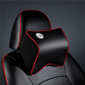

Car Headrest Pillow Car Interior Neck Guard Pillow Memory Cotton Car Styling For BMW e46 e90 e39 f30 f10 e36 e60 x5 e53 f20 e34