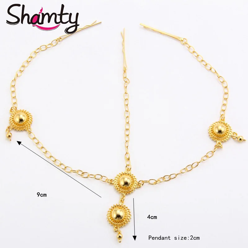 Shamty Pure Gold Color Hairwear Headwear African Nigeria ...