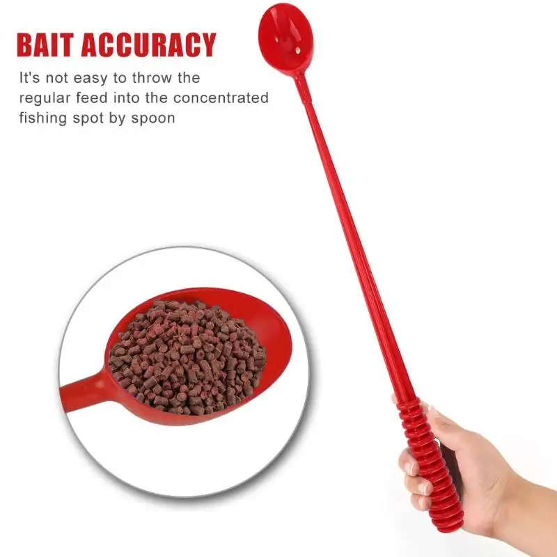 

Plastic Particles Bait Lure Thrower Casting Scoop Baiting Spoon for Feeding Outdoor Fishing Tackle Iscas Accessories Pesca Tools