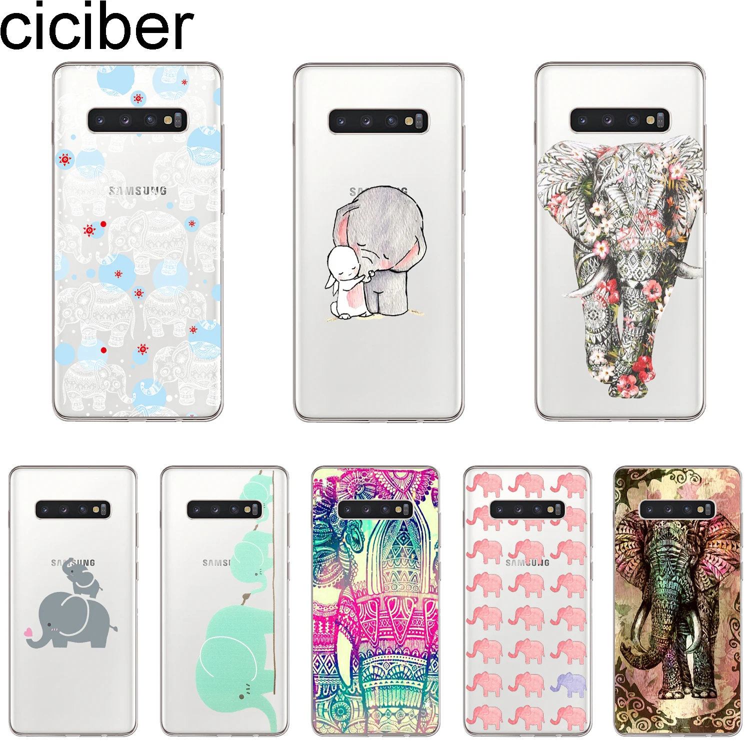 Ciciber чехол для Samsung Galaxy S9 S8 S7 S6 S10 + S10e Lite Plus Edge S5 mini чехлы телефонов мягкий ТПУ Lndian