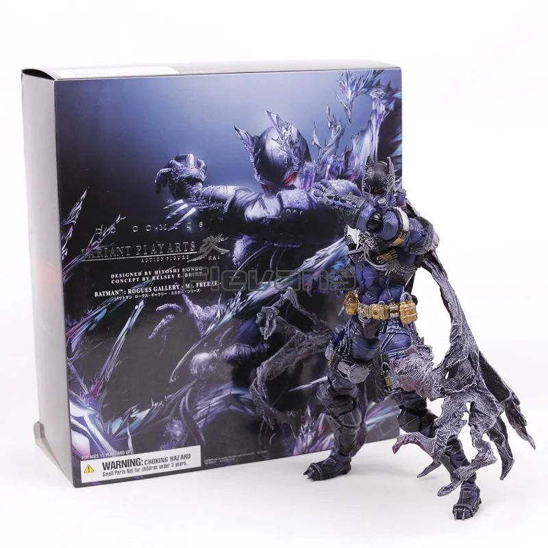 Play Arts Kai Batman: Mr. Freeze Rogues галерея SQEN ПВХ фигурка Коллекционная модель игрушки - Цвет: boxed