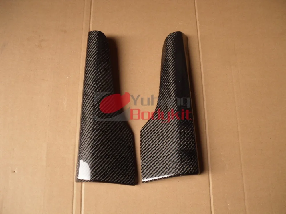 Side-Skirt-Add-On-Spat-Cover-CF-2pcs-pair-For-Evolution-EVO-7-8-9-Carbon_